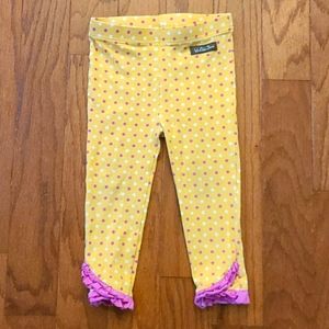 Matilda Jane Yellow Leggings 18-24 Months